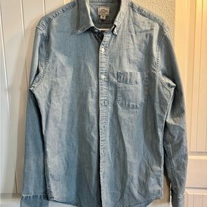 J. Crew Light Blue Casual Button Down Shirt